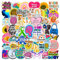 AUCEKO 50 Stück Mental Health Aufkleber Pack Mental Health Sticker Set wasserdichte Vinyl Sticker für Laptop Kinder Autos Motorrad Fahrrad Skateboard Gepäck Koffer Computer Aufkleber Graffiti Decal