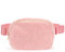 XZQTIVE Fleece Bauchtasche für Damen Sherpa Gürteltasche Brusttasche Herren Mode Hüfttaschen Crossbody Bag Handytasche Umhängetasche mit verstellbarem Riemen,Rosa