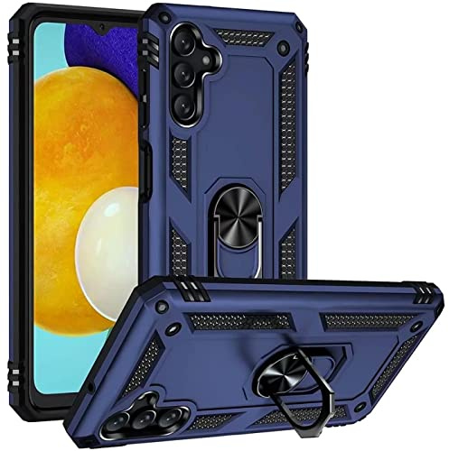 CoolGadget Outdoor Handyhülle für Samsung Galaxy A14 4G / 5G Outdoor Case, Defender-Design mit stoßfestem Rundumschutz und Ringhalter, kompatibel mit Samsung Galaxy A14 4G / 5G (6,8 Zoll), Blau