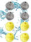 8 Packs Pet Hair Remover Washing Machines Washing Balls Washing Machine Hair Catcher in Washing Machine for Dissolves Fur and Clothes Pet Hair Remover for Laundry