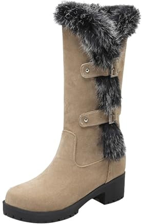 Stivali Camperos Donna Invernali Western Stivaletto Cerniera Stivali Texani Donna con Tacco Bassi Tronchetti Tacco Medio Stivali Donna Indianini Stivaletti Equitazione a Metà Polpaccio Scarponcino