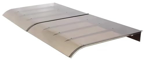 IXIETY Front Door Canopy Window Rain Shelter Cover Outdoor Awning, Uv Protection Sun Shelter Front/Back Door Cover, 3mm Thick Polycarbonate Roofing Sheets(40x80cm-1PC)