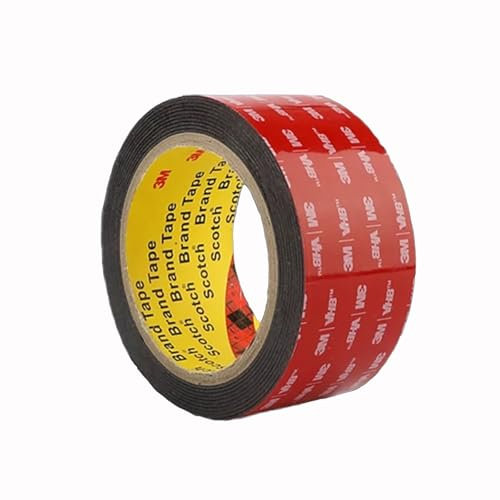 Doppelseitiges Klebeband, Extra Stark Klebend, 3M-VHB Schaumstoffband, 50mm x 5M, Wasserfest und Hochtemperaturbeständig für Auto, Heimdekoration, Bürodekoration