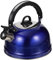 GRIRIW 1 pieza Hervidor de Agua Inoxidable Silbido Calentador de Gran Capacidad para Cocina de Inducción y Gas Diseño Aleatorio Color Azul para y Vino Caliente
