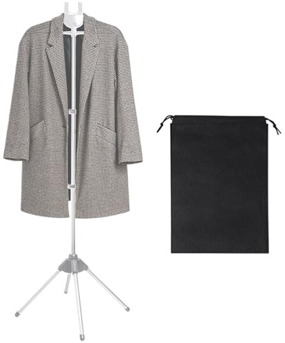 Steamer Stand - Handheld Garment Steamer Clothes Rack,Adjustable Height Portable Ironing Garment Holder for Coat Jacket Shirts Trouses Dress Pants Wedding Dress Clothing