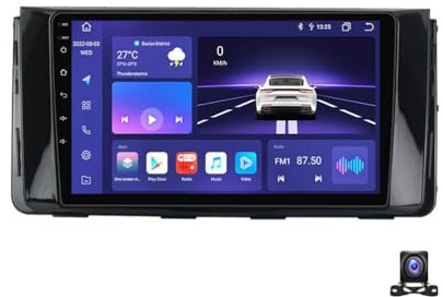 JHYUUKAU Android 13 Autoradio Mit 9 Zoll Bildschirm Für Hyundai H350 Auto GPS 2 DIN Multimedia MP5 Player Mit AHD Rückfahrkamera/FM/RDS/DSP/Carplay,8 core m300s 4g+32g