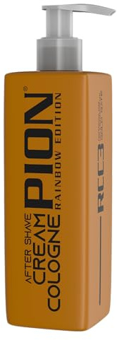 PION Rainbow Edition RCC3 Gold Gate After Shave Cream Cologne 400 ml – Pflegende Rasurcreme mit Frischeeffekt & Feuchtigkeit, Für tägliche Männer Rasurpflege