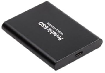 Disque dur externe portable haute capacité - Ultra mince et résistant aux chocs - Transfert de données USB 3.0 - Disque dur externe de grande capacité - Noir - 8 To