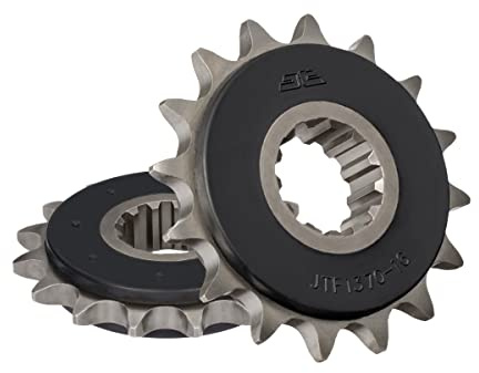 JT JTF1370.16RB 16 Teeth Rubber Padded Front Countershaft Sprocket (1 Pack)