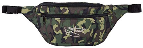 2Stoned Reise Bauchtasche Travel in Woodland Camouflage mit Stick Classic Logo, Größe XL, für Damen und Herren
