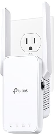 TP-Link AC750 WiFi Extender(RE215), Covers Up to 1500 Sq.ft and 20 Devices, Dual Band Wireless Repeater for Home, Internet Signal Booster with Ethernet Port