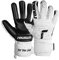 Reusch Attrakt Freegel Infinity griffige und atmungsaktive Torwarthandschuhe Herren und Frauen Fußballhandschuhe für Erwachsene perfekt geeignet für Kunstrasen, weiß-schwarz, 10
