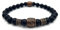 Nahle | Wikinger Armband | Onyx 8mm Viking Stretch- Armband | handgemachtes Perlenarmband | mit edler Schmuckschachtel (16, Onyx)
