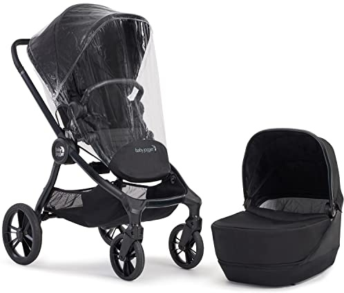 Baby Jogger City Sights Compact Reversible Stroller, Carrycot & Weather Shield | Belly Bar Included | Foldable & Lightweight | Rich Black