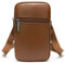 Leder Handy Gürteltasche mit Gürtelclip, Schultertasche Handy Leder, Multifunktional Männer Handy Umhängetasche Leder Kuriertasche Messenger Bag Handytasche zum Umhängen Herren Tragetasche Brieftasche