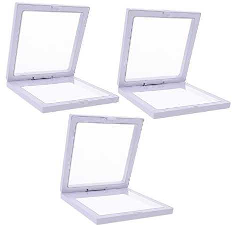 ABOOFAN Schmuckständer Schwebende Vitrinen 3 Sets Schmuck-organizer Schicke Aufbewahrungsbox für Einfache Schmuckschatullen Präsentationsständer