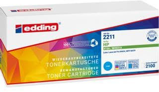 Edding EDD-2211 Cyan Toner ersetzt HP 415A (W2031A) (18-2211) Marke: