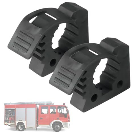 2/4 Stück Offroad-Schaufelhalterung – Feuerlöscher-Halter, verstellbare Schaufelhalterung, Gummi-Klemmhalterung, Feuerlöscher-Halter, Off-Road-Werkzeuggriff für Autos, LKWs, Traktoren, Schwarz