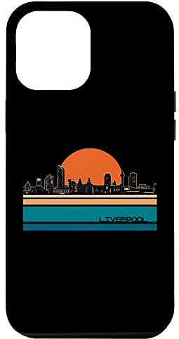 iPhone 14 Pro Max liverpool skyline retro Case