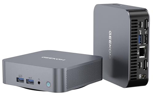 GEEKOM Mini PC GT12 Pro i9 12900HK(14C/20T, bis zu 5GHz), 32GB DDR4 1TB SSD Mini Desktop Computer mit Win-11 Pro, Überstützung für 2 HDMI, 2 USB4, WiFi 6E, Bluetooth 5.2