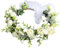Brikuinr Brautschmuck, Blumenkrone, Blumengirlande, Stirnband, Haarkranz, Blumenschein, Boho, mit Band, Hochzeit, Party, Festival