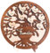 Arbre de vie personnalisé en bois - Cadeau original avec prénoms de cœurs personnalisés de la famille - Arbre généalogique familial en bois avec support - Décoration murale