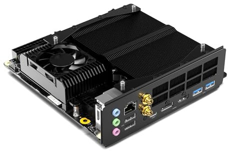 MINISFORUM BD795i SE ITX Motherboard, AMD Ryzen 9 7945HX, 16 C/32 T,Up to 5.4 GHz,PCIe 5.0 x16 Slot, Dual PCIe4.0 M.2 Support, DDR5, HDMI/DP/USB-C, RJ45 2.5G, USB 3.2 Gen 2, WiFI 6E