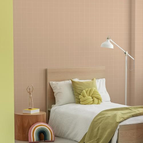 Superfresco Easy Rosa Kariert Vliestapete 10mx52cm | | Einfach anzubringen und zu Entfernen 1005 x 52