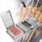 Máquina manual de kebab de cordero de acero inoxidable – Máquina multifunción para brochetas de carne de bambú – Máquina manual fácil de usar