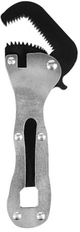 Ieron Chiave Inglese Micro tozza, Nuova Chiave Inglese Micro autoregolante, Micro tozza per morsa per Tubi, Inglese Multifunzionale Portatile, Strumento Chiave Inglese 2 in 1 per spazi ristretti
