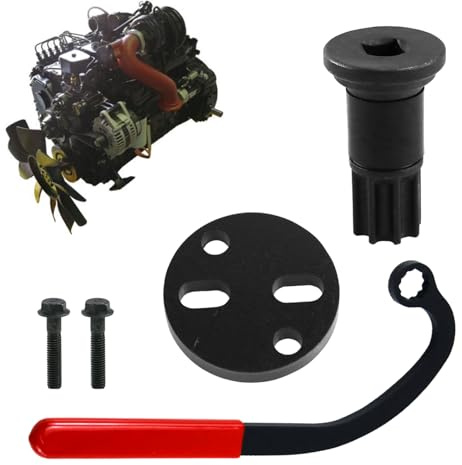 RYANSTAR RACING 13mm Injection Pump Gear Puller & Idle Lock Nut Wrench Set for Cummins 5.9L B/C Series – Engine Barring Tool for Dodge Ram VE P7100 VP44 (1989-2002) - 3 Piece Kit