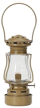 Thous Winds Petroleum Sturmlampe, Retro Petroleum Lampe Outdoor, “Dämmerung” Kerosin Laterne, Winddichte Sturmlaterne für Aktivitäten im Freien, Camping, Wandern, Picknick, Terrasse, Khaki