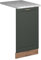 Vicco Geschirrspülblende Fame-Line, Grün-Gold Landhaus, 45 cm, AP Marmor