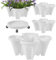 shuhauk Maceta de fresas | Torre de fresas 4 macetas de jardín - Macetas con bandeja extraíble y ruedas, suministros de jardinería para flores, verduras y suculentas