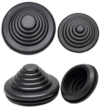 Rubber Tower Type Protection Coil Snap in Grommet Pad Seal Ring O-ring Protective Ring Sealing Cap Hole Plug Wire Guard Ring(TH-90mm,2 pcs)