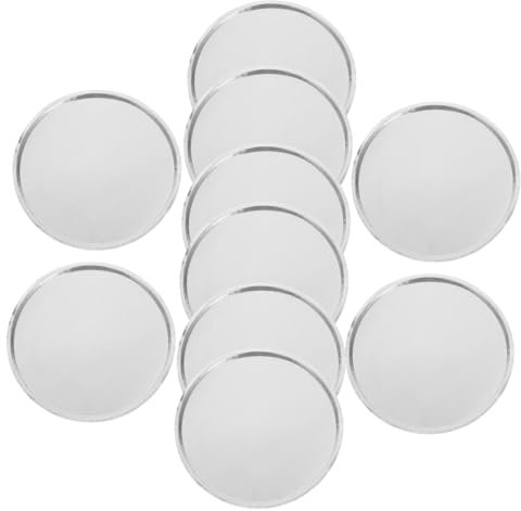 SMASOLO 10 Pièces Plateaux de Pesée Aluminium de Coupelles Multifonctionnelles pour Mesure Précise de Laboratoire
