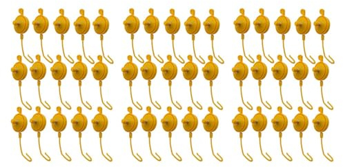 Yuyyurt Plant Yoyo Grow Hanger with Stopper, Adjustable Indoor Plant Support Yo Yo (Pack of 45)