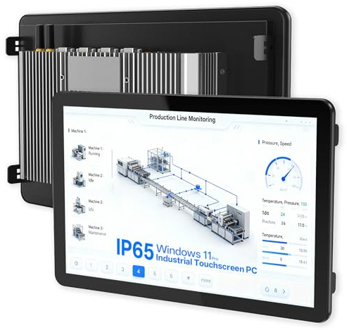 NORQIN PC Panel Industrial Integrado 27 Pulgadas, Ordenador Todo En Uno