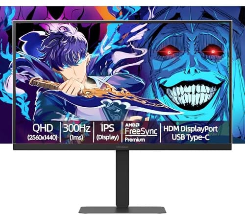 LG Monitor da gioco Ultragear G6 QHD da 27 | 300Hz 1ms (GtG) | DCI-P3 95%, VESA DisplayHDR 400 | USB-C (PD 15W), HDMI 2.1 | Compatibile con NVIDIA G-Sync e AMD FreeSync Premium