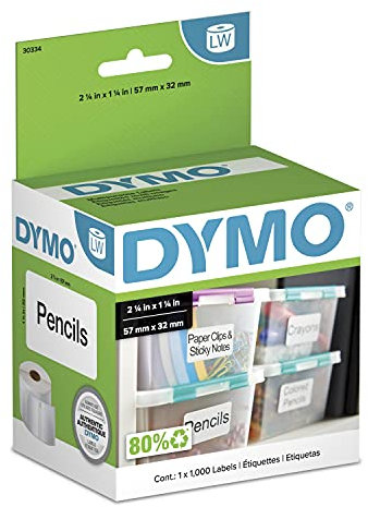 DYMO 30334 printer label - printer labels (White, 2.25 - 1.25)