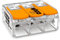 25 x Wago connettore a leva 221 Serie 221-413 3 terminali a 3 vie