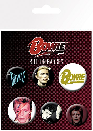 GB eye David Bowie Mix Badge Pack