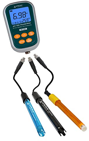 Apera Instruments WS200 tragbares Fluorid-/pH-/Leitfähigkeitsmessgerät