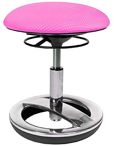 Topstar Sitzhocker Sitness Bobby Alu poliert-rosa Drehhocker