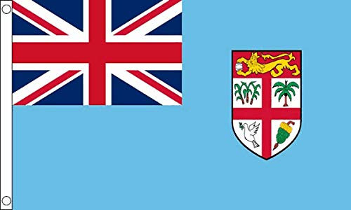 FlagSuperstore© Fiji-Flagge, klein, 90 x 60 cm, 100 % Polyester, mit Ösen, Banner