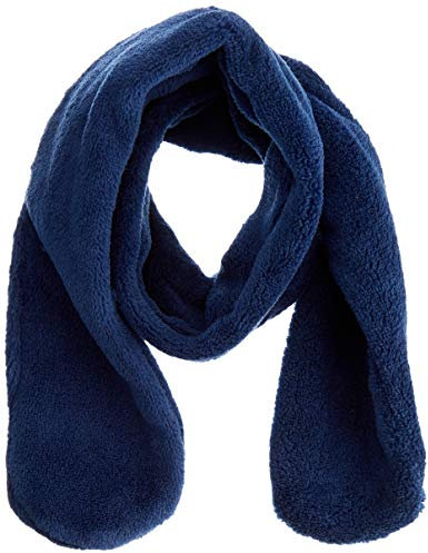 Playshoes Unisex Kinder Fleece-Steckschal Winter-Schal, marine Kuschelfleece, one size