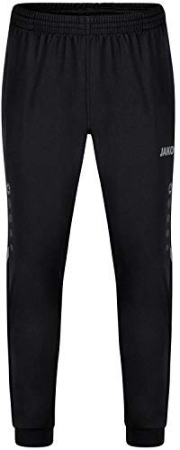 JAKO Herren Polyesterhose Challenge, Schwarz/Steingrau, 3XL