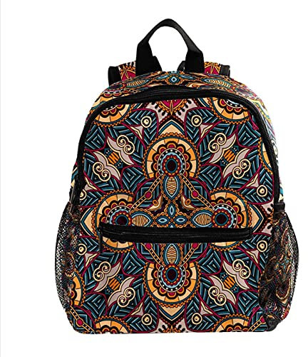 delayer Mini Rucksack Retro ethnisch Rucksack Kindergartentasche Für Mädchen und Jungen Kinder-Rucksack
