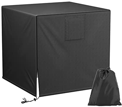 Air Conditioner Cover for Outside, 34x34x30 Central AC Unit Covers | Waterproof&Windproof Design, Extending Outdoor AC Unit Life, Easy to Install, Polyester Oxford Cover with Adjusted Strap