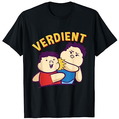 Lustige Fette Backpfeife Verdiente Schelle Fat Backpfeife T-Shirt